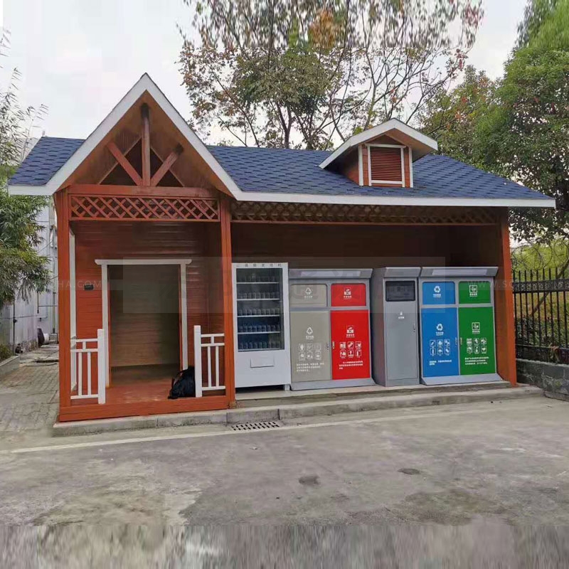 社區(qū)垃圾分類亭常用功能有哪些？可向智能化垃圾亭拓展嗎？配圖二